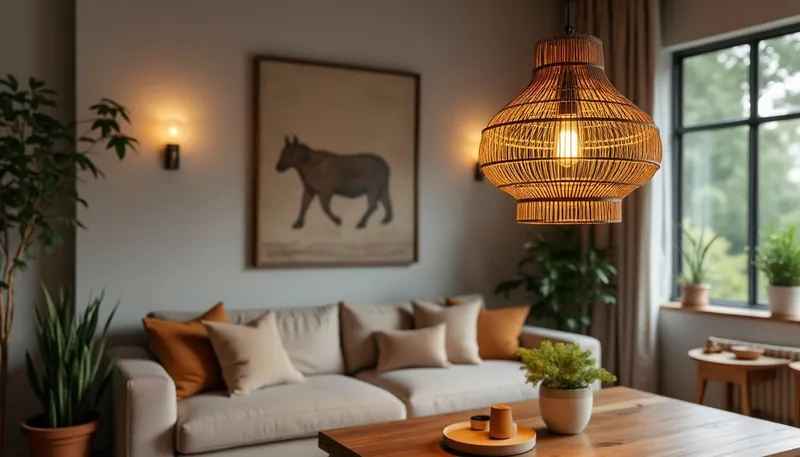 découvrez comment une suspension en rotin am pm apporte une touche apaisante et naturelle à votre intérieur, sublimant la décoration lumineuse de votre espace de vie.