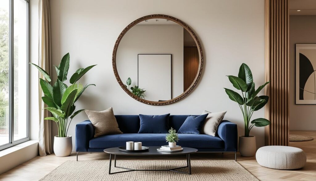 Comment un miroir mural Maisons du Monde peut agrandir visuellement votre espace