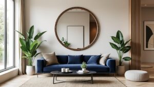 Comment un miroir mural Maisons du Monde peut agrandir visuellement votre espace