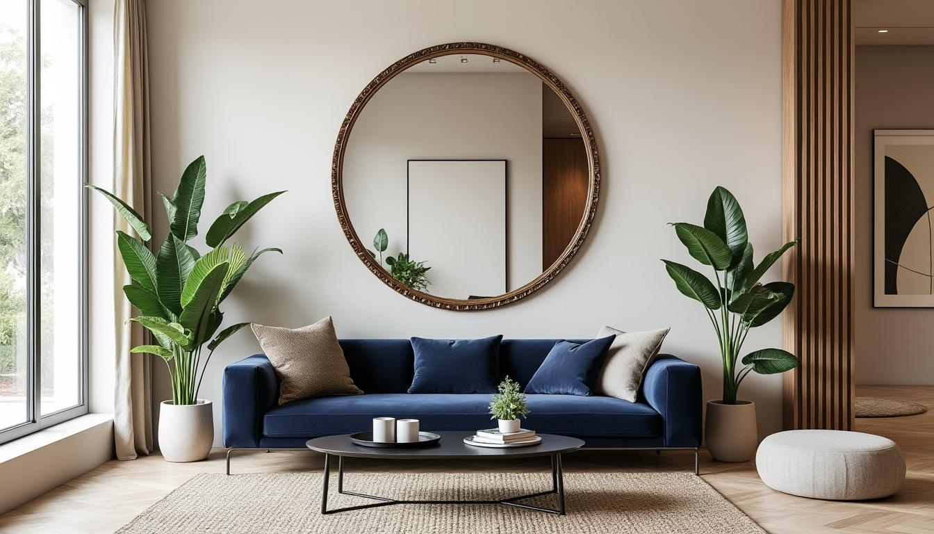 Comment un miroir mural Maisons du Monde peut agrandir visuellement votre espace