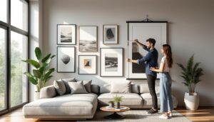 Comment choisir les tableaux pour décorer un mur de salon ?