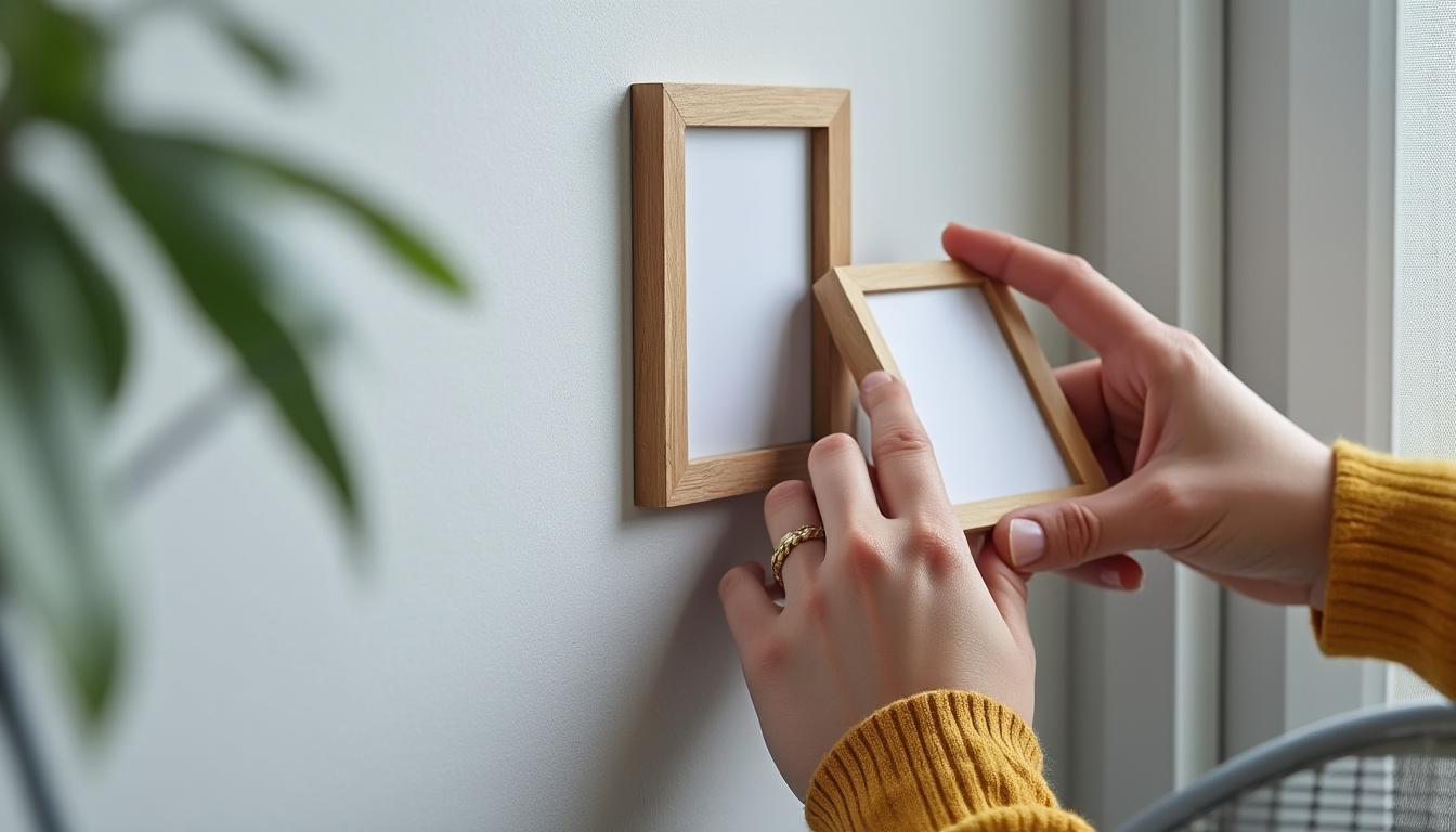 découvrez des astuces simples et efficaces pour accrocher vos tableaux sans percer les murs, afin de décorer votre intérieur sans l’endommager.